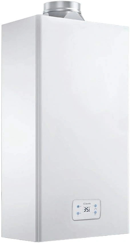 Beretta Fonte LX gasboiler, 14 liter, open kamer, Low NOx ErP, methaan, wit