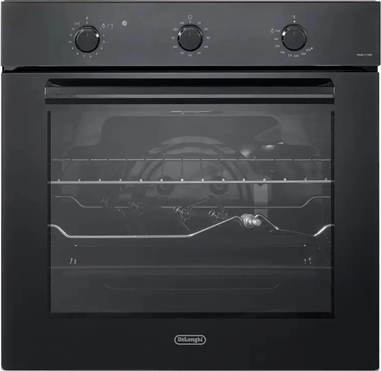 FGE 6 NL multifunctionele gasoven, 71 liter, zwart, energieklasse A