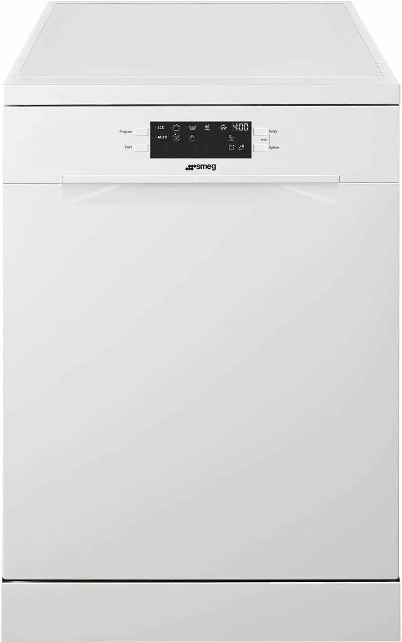 Smeg LVS262EB vaatwasser voor 13 couverts, vrijstaand, wit, energieklasse E