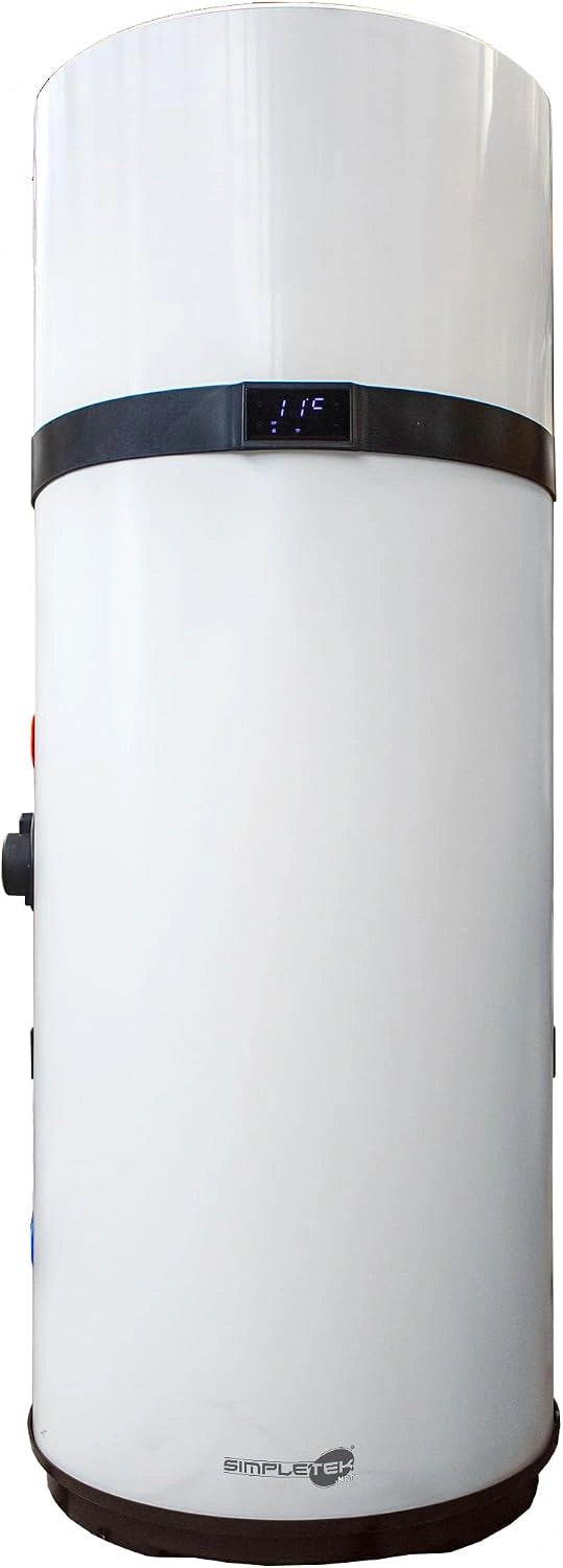 SIMPLETEK, Boiler 200 l met geïntegreerde warmtepomp, elektrische doorstroomboiler voor zonnepanelen 1820 W