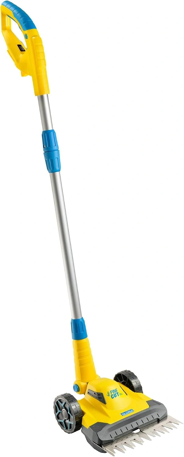GLORIA FineCut 18V Accu-graskantensnijder, Kanten & Gazon, Zonder Accu, geel