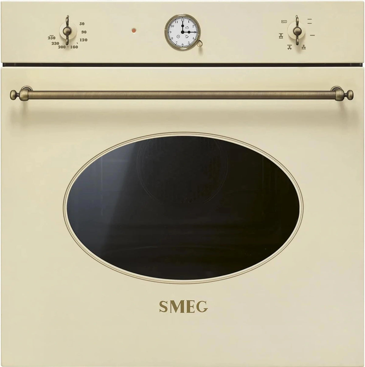 SF68C1PO Inbouwoven, elektrische convectie, 70 liter, crème, grill, energieklasse A