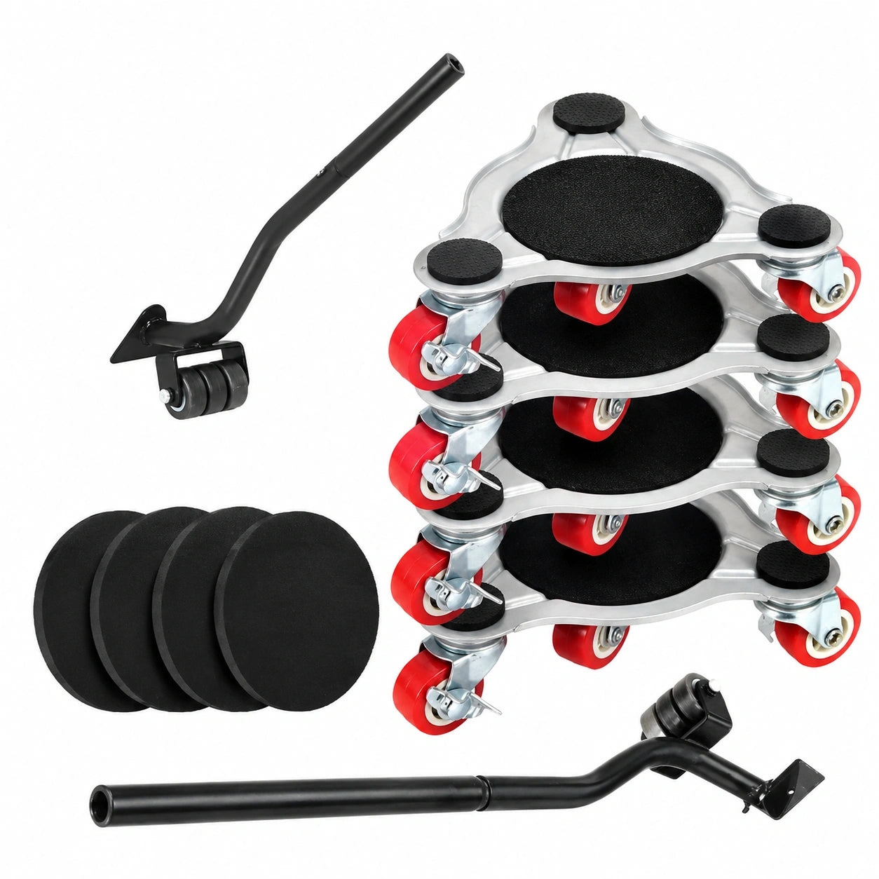 Robuster Rollwagen mit Rädern, Möbeltransport für Zuhause, Sofas und Schränke