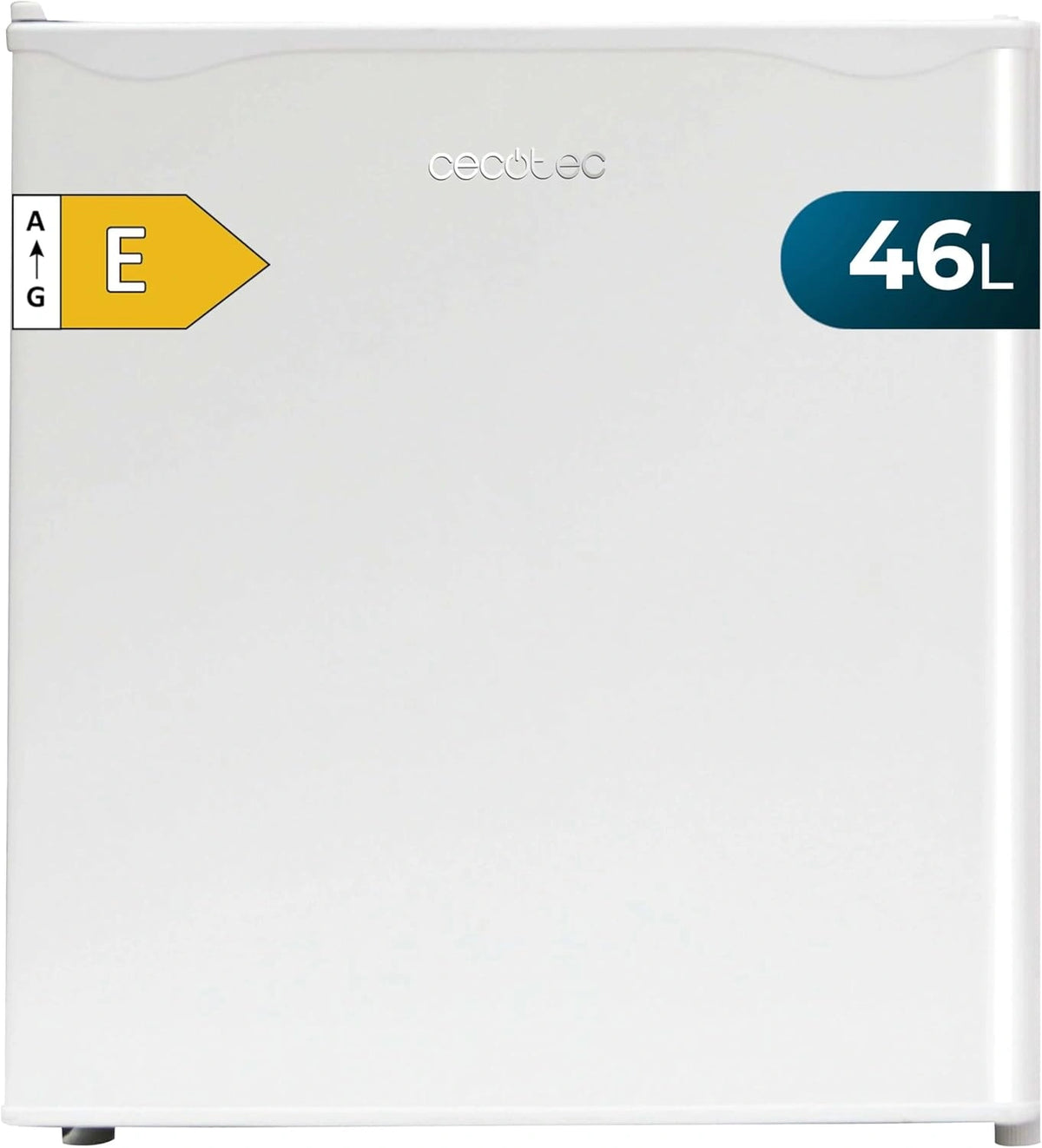 Cecotec GrandCooler 20000 SilentCompress wit E Minibar-koelkast, 46 l, laag stroomverbruik, omkeerbare deur, cyclische werking, wit