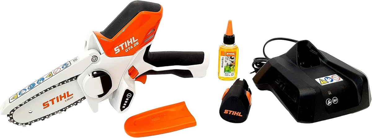 Struiksnoeier GTA 26, set met accu AS 2 en oplader AL 1, wit