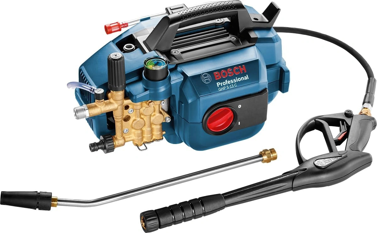 Bosch Professional Hogedrukreiniger GHP 5-13 C (max. druk 140 bar, 2.300 watt, in doos), grijs