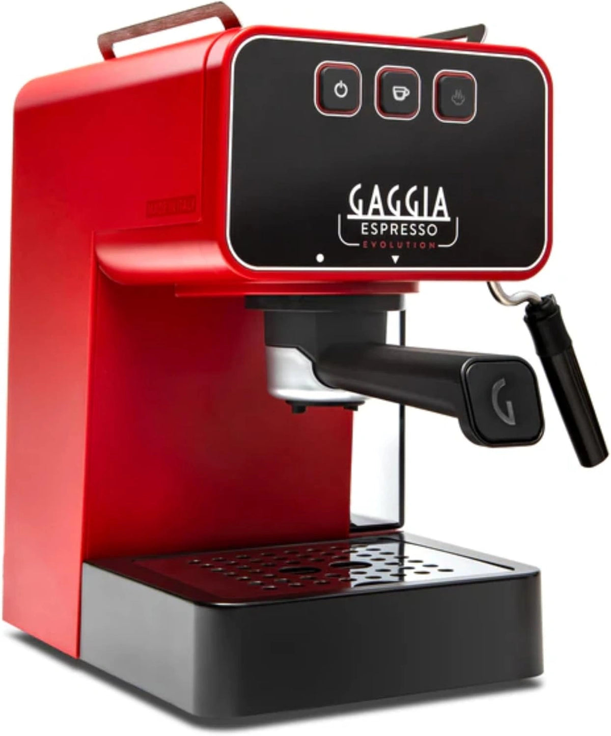 Gaggia Espresso Evolution met PID-gestuurde ketel, verwarmingsplaat voor kopjes, Pannarello-stoomstaven