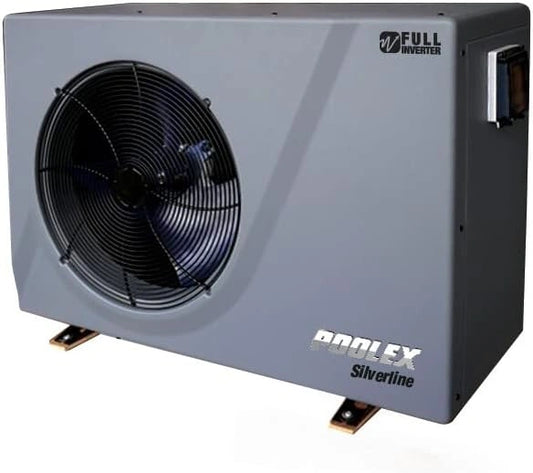 POOLEX, PC-SLP070N, Poolex Silverline Inverter 70, Stil Zwembad Warmtepomp, Voor alle zwembaden, Multifrequentiecompressor en WiFi-technologie, 7 kW