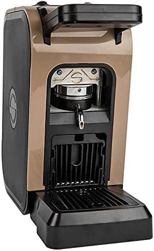 Caffè Stile Spinel Ciao, kleur taupe, koffiezetapparaat voor ESE-pads, 44 mm, papierfilter, zwart