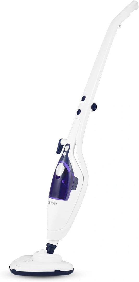 ZEEGMA Puur Prime Control 2-in-1 Stoomreiniger & Handstomer, 13 Accessoires, zwart