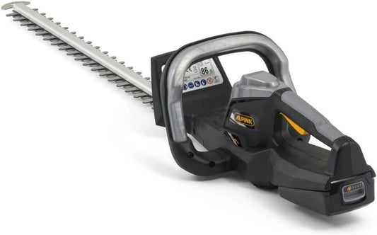 ALPINA AH 20 Li Kit accu-heggenschaar, 20 V, 55 cm lange lasergesneden messen, 2,2 kg licht, inclusief accu en oplader, zwart