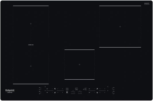 Piano cottura induzione Hotpoint Hb 0577B Ne, zwart