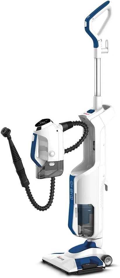 Polti Vaporetto 3 Clean_Blue Stofzuiger met draagbare stoomreiniger, 3 producten in 1, 14 accessoires, 3 stoominstellingen
