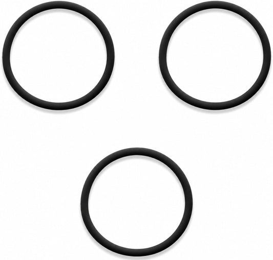 3 x O-ring voor ESE-koffiepadmachine, 44 mm, compatibel met Didiesse Frog, Faber, La Piccola, Grimac, Spinel, Union Group, 3 stuks, zwart