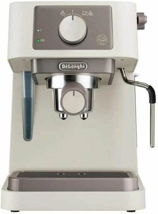 De'Longhi Stilosa EC235.CR Handmatig koffiezetapparaat, cappuccino-systeem, koffiepoeder of E.S.E-capsules, 1 liter tank, 1100 W