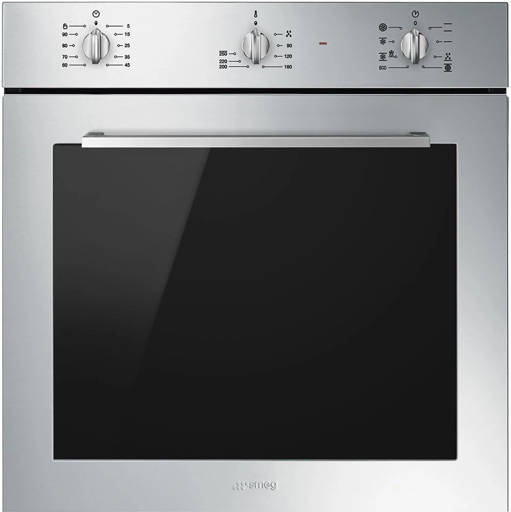 Smeg SF64M3TVX oven 70 l A Roestvrijstaal, zwart