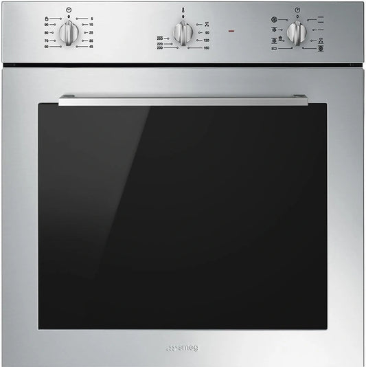 Smeg SF64M3TVX oven 70 l A Roestvrijstaal, zwart