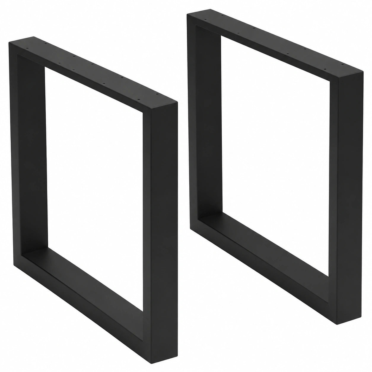Schwarze Metall-Tischbeine, 2er-Set, für Esstisch und Couchtisch, DIY-Möbelbau