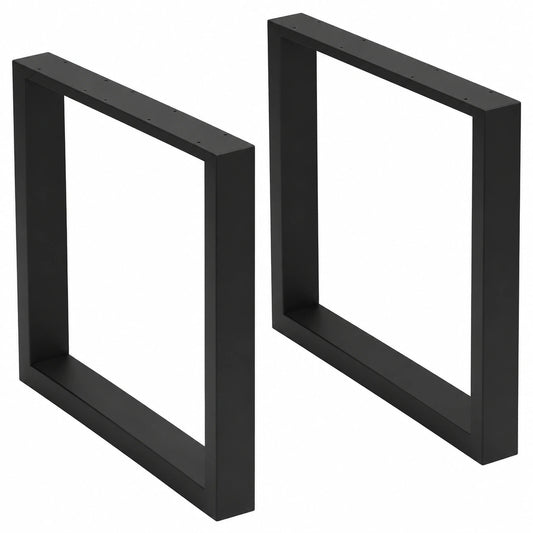 Schwarze Metall-Tischbeine, 2er-Set, für Esstisch und Couchtisch, DIY-Möbelbau