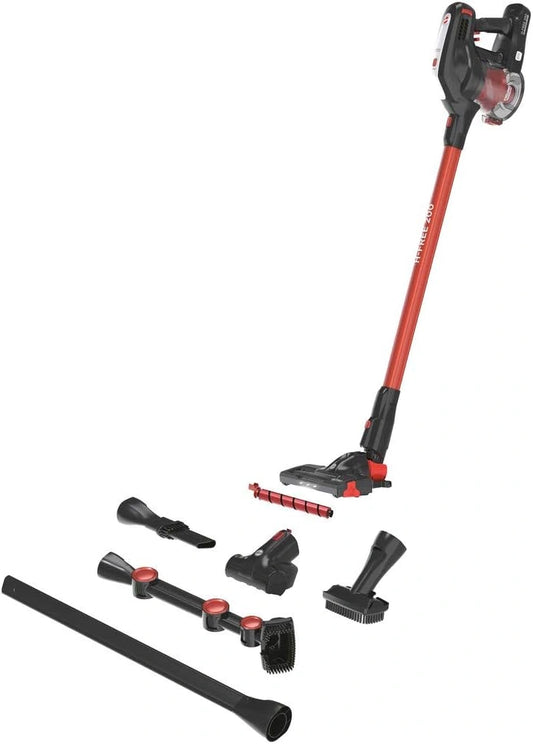 Hoover H-FREE 200 HF222AXL 011 Draadloze oplaadbare stofzuiger, cycloontechnologie, multifunctioneel, dierenhaarborstel, 22V batterij