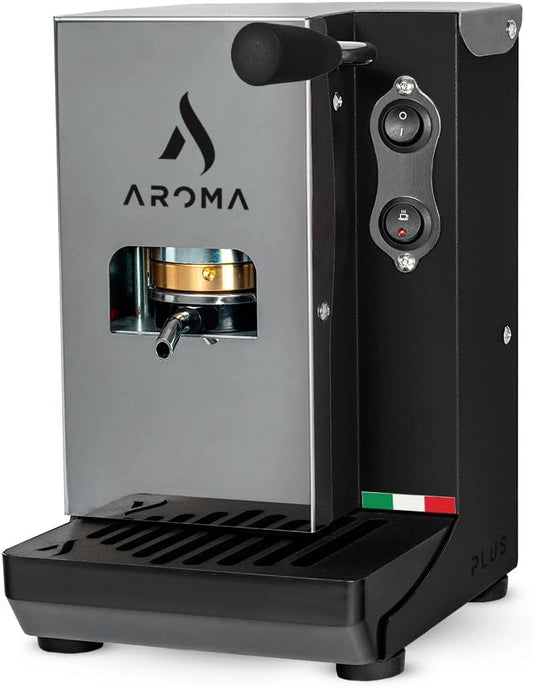 Aroma Plus+ espressomachine koffiepads ESE 44 (zwart)