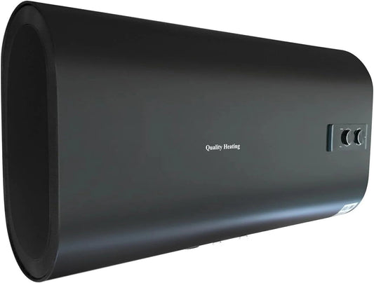 80 liter horizontale elektrische boiler met digitale regeling en 2000 W vermogen, bruin/zwart