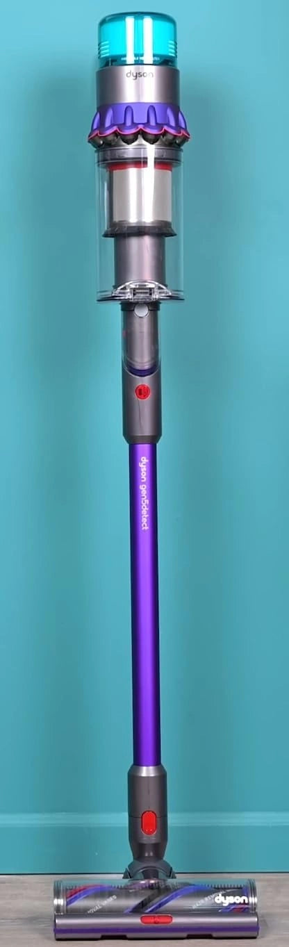 Dyson Gen5detect draadloze stofzuiger nikkel/paars