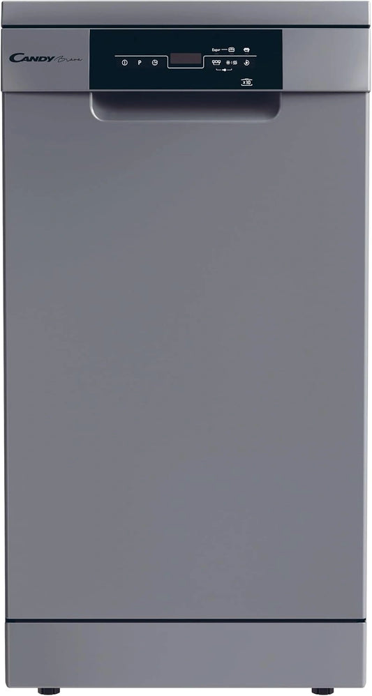 Candy Brava CDPH 2D1047S Slim vrijstaande vaatwasser, 10 couverts, 5 programma's, snelcyclus, energieklasse E, HxBxD 85 x 45 x 58 cm