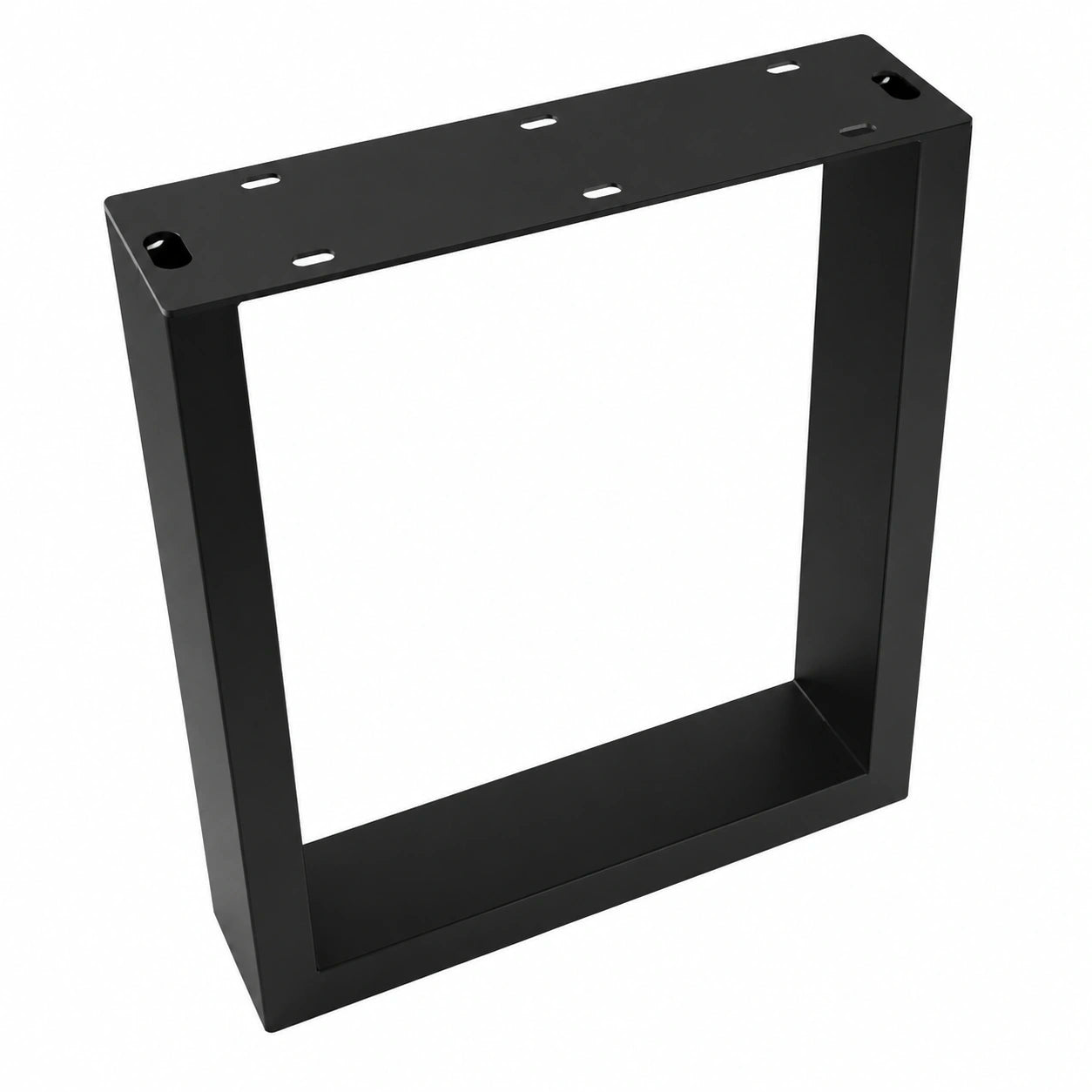 Gedotec Industrielle Bankkufen aus Metall, Schwarz, 400x320 mm – Robuste Stahlstruktur für Sitzbank oder Couchtisch