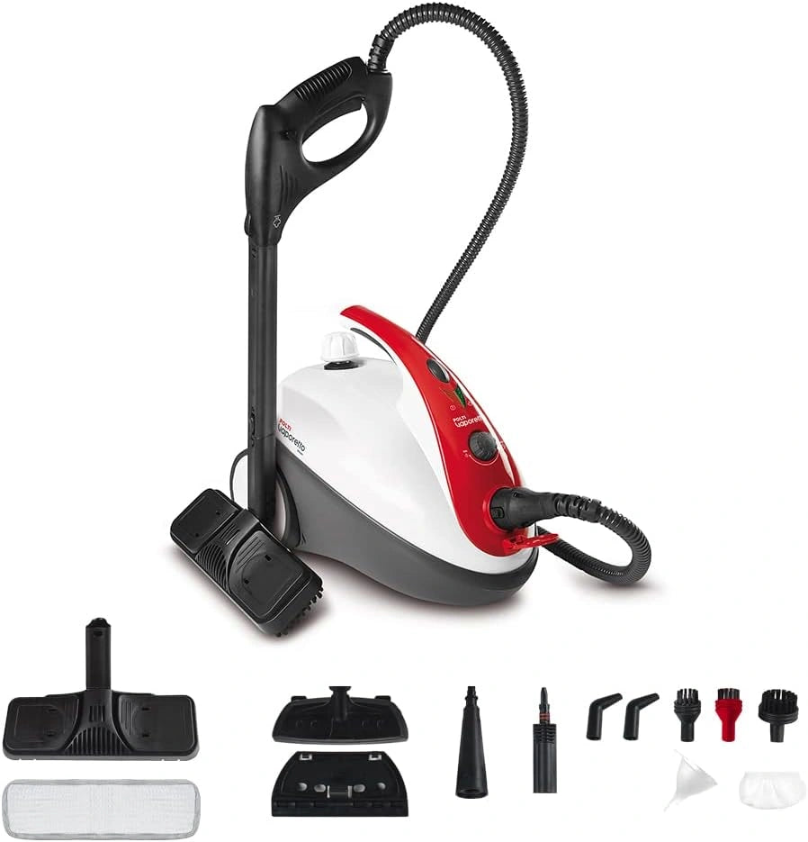 Polti Vaporetto Smart 30 R Stoomreiniger, 3 bar, doodt 99,99%* van de virusdeeltjes, ziektekiemen en bacteriën, met geïntegreerde accessoirehouder