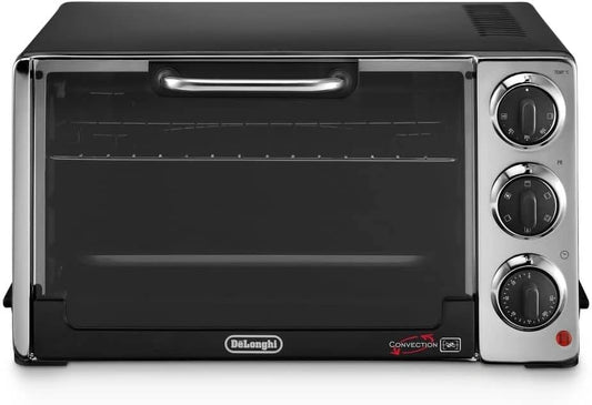 De'Longhi EO20792 elektrische oven, 20 liter, 7 kookfuncties, timer, 1300 watt, zwart