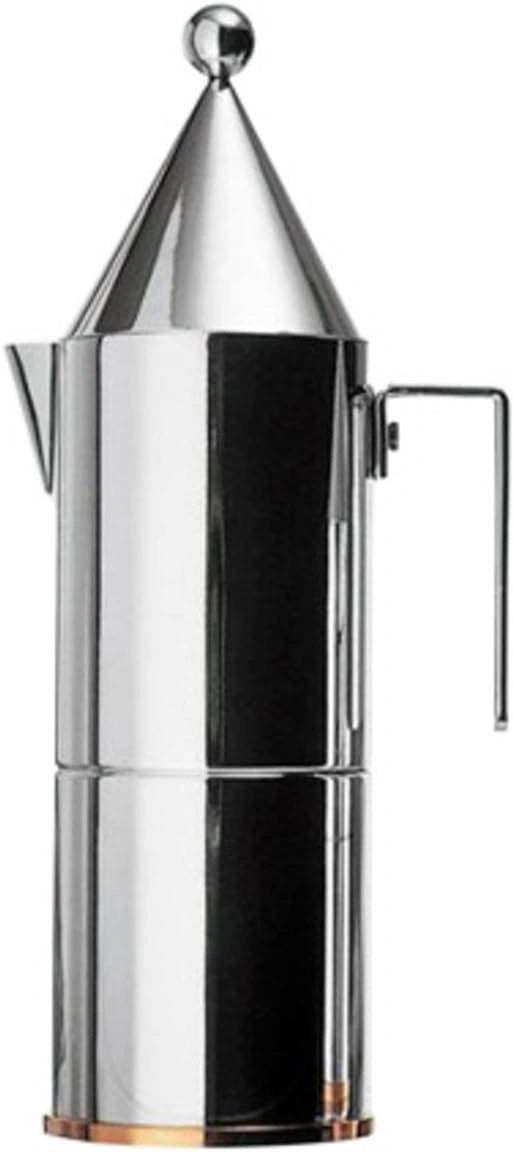 Alessi 90002/6 90002/6 La Conica espresso koffiezetapparaat, 300 ml, zwart