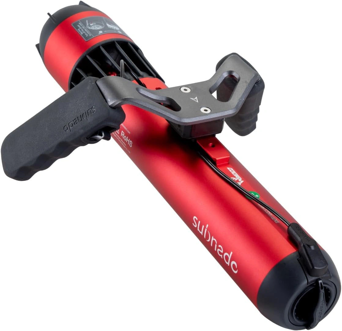 Waydoo Subnado onderwaterscooter zwart en rood speciale versie