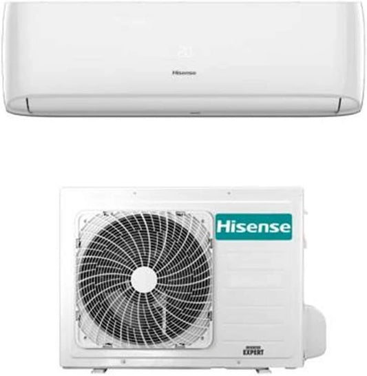 Airconditioner Easy Smart A++ inverter met gas R32 Aanleg WIFI Monosplit 9000 BTU, HISENSE ITALIË CA25YR03, zilver