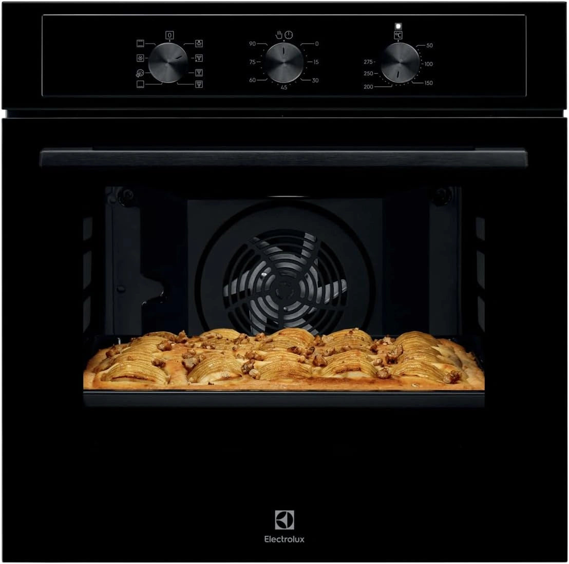 Electrolux Inbouwfornuis 68 l energieklasse A+ EOH2H044K, zwart
