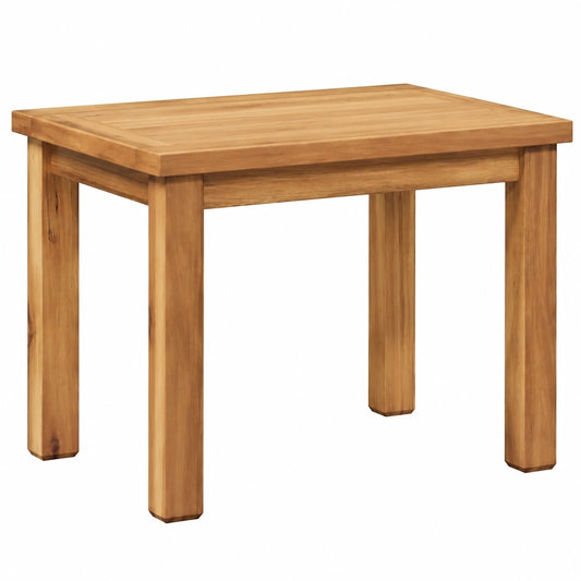 Moderner Teakholz Couchtisch für Innen- und Außenbereich, 50x35x36 cm