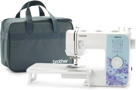 Brother XM2701S naaimachine (exclusieve editie), inclusief tafel en tas, 27 naaiprogramma's, vrije arm, elektrische naaimachines, jeans naaien