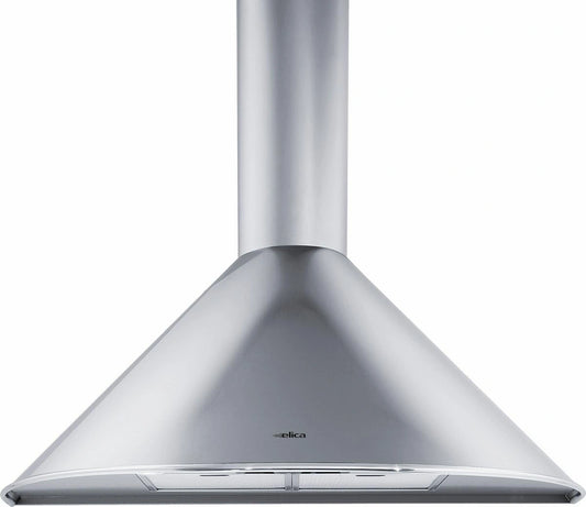 Elica Tonda IX F/90 Muurmontage Roestvrijstaal 480m³/uur, Afzuigkappen (480 m³/uur, recirculerend, 59 dB, Muurmontage, Roestvrijstaal, 40 W), zilver