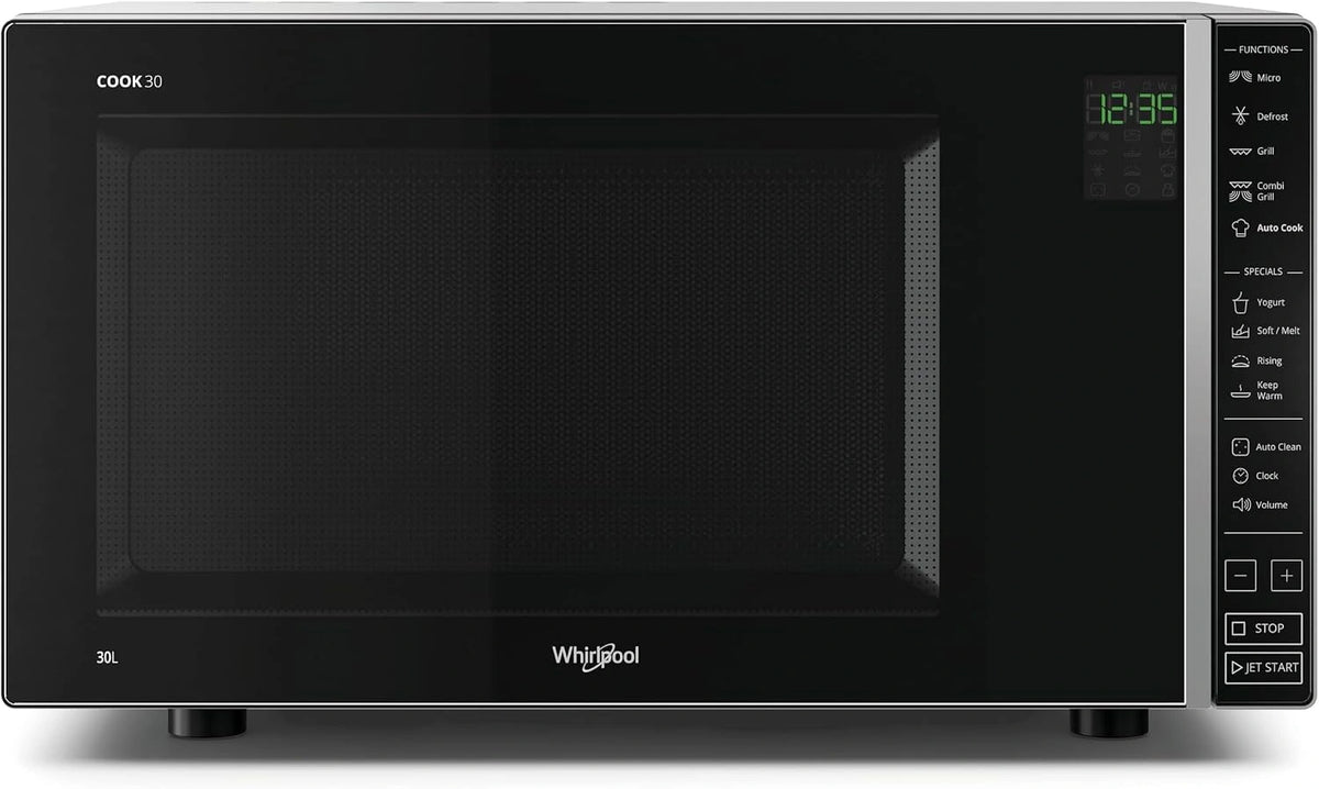 Whirlpool MWP 303 SB magnetron Cook 30 + grill, 30 liter, grijs, met hoog grillrooster