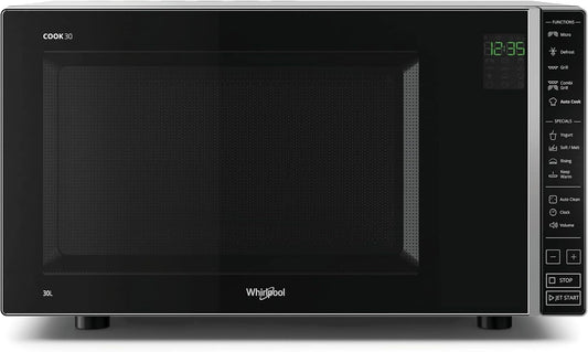 Whirlpool MWP 303 SB magnetron Cook 30 + grill, 30 liter, grijs, met hoog grillrooster