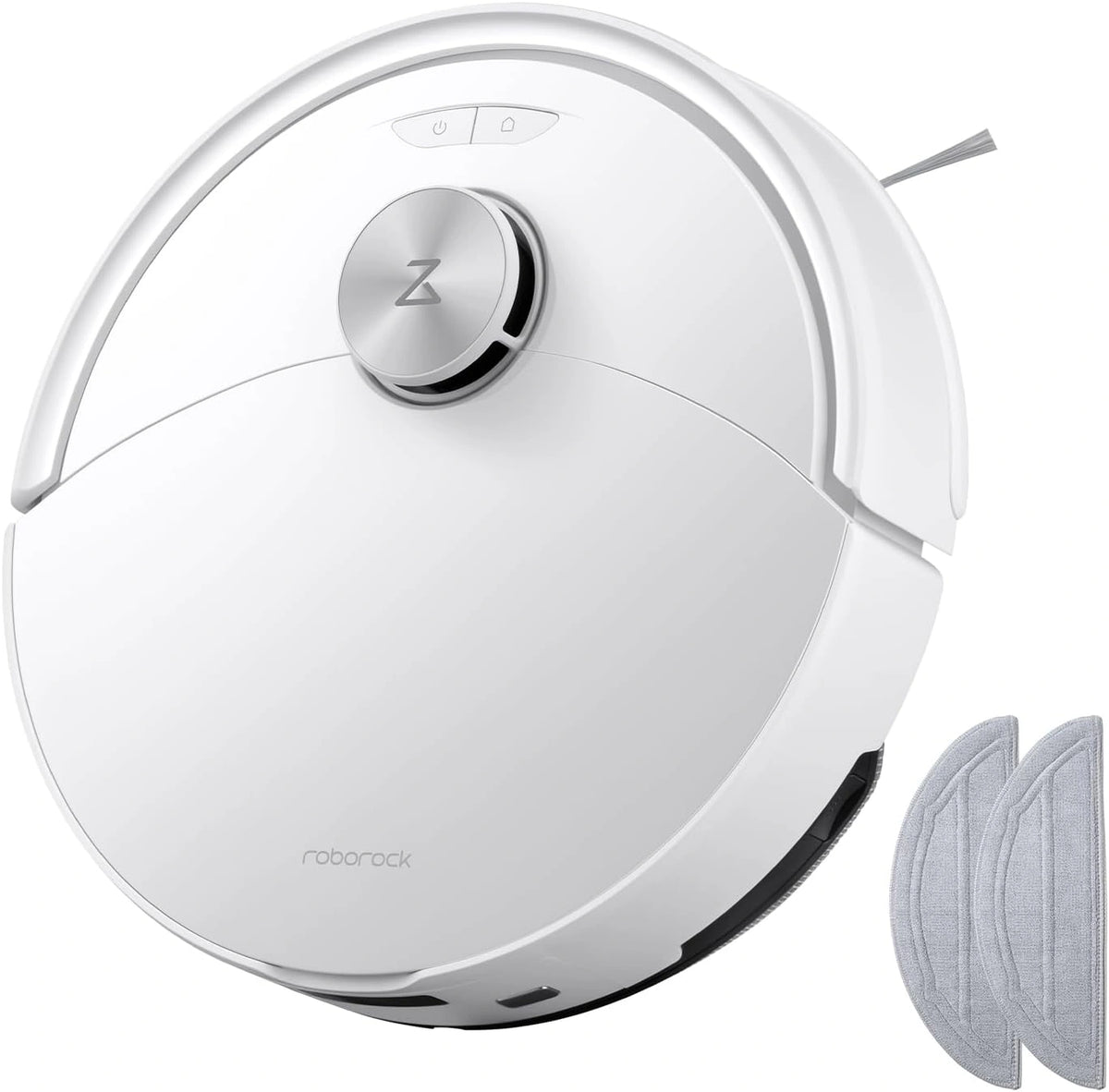 Roborock Q10 S5 Set Robotstofzuiger met Dweilfunctie, 10.000 Pa Zuigkracht, zilver