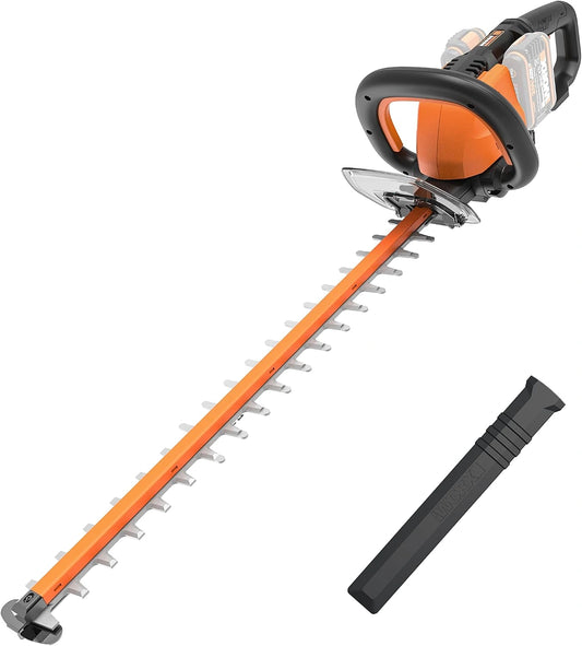Worx WG284E.9, Elektrische Dubbele Snijmessen Voor Gelijkmatige Sneden, 40 V, 2 x 20 V, Inclusief Beschermkoker