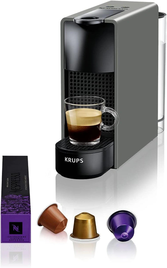 Nespresso Essenza Mini by Krups, Original koffiemachine, XN110BRD, Grijs