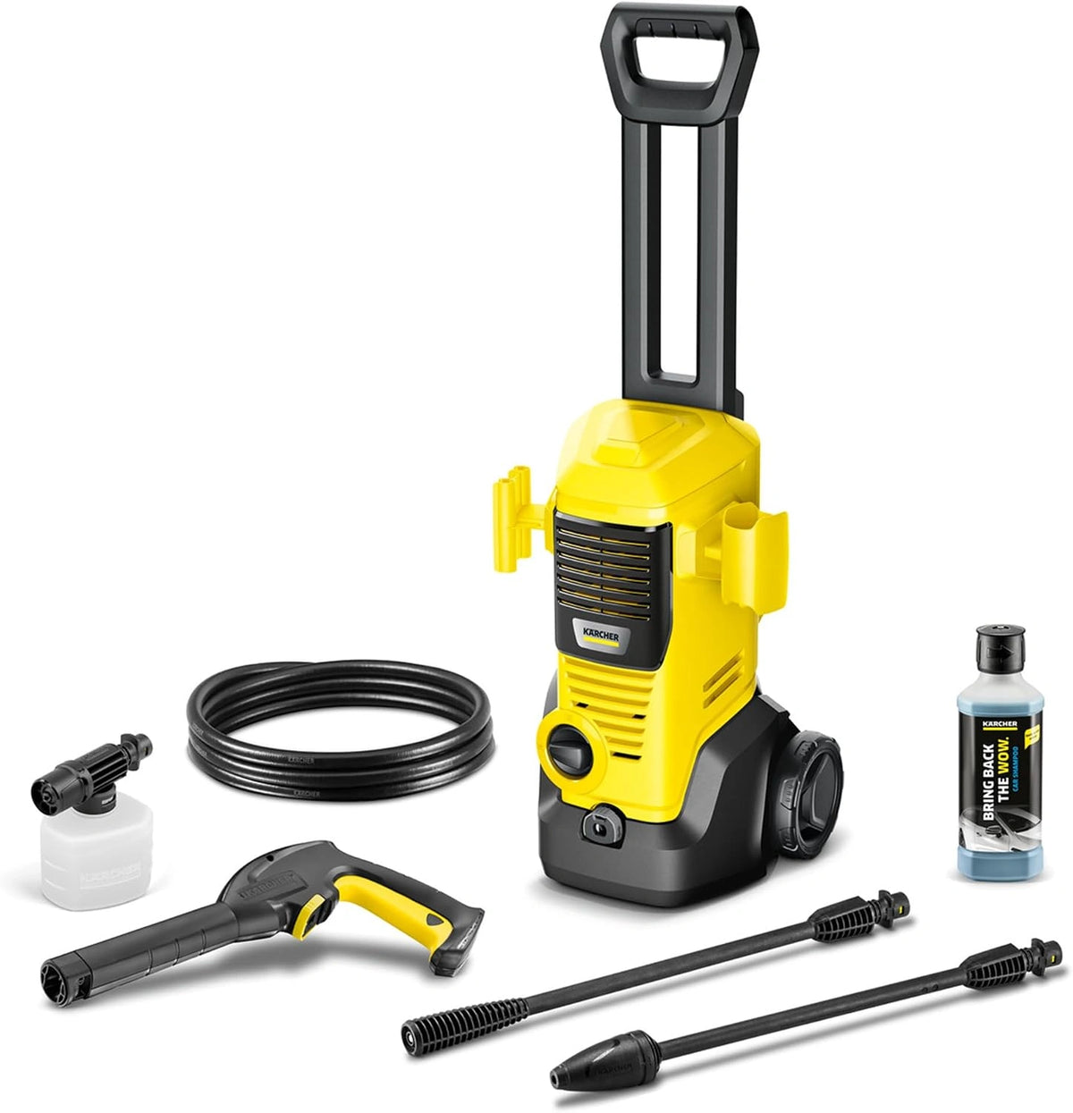 Kärcher hogedrukreiniger K 2 Premium FJ, druk: max. 110 bar, opbrengst: 360 l/u, oppervlakteprestatie: 20 m²/u, waterfilter, gewicht: 4,2 kg