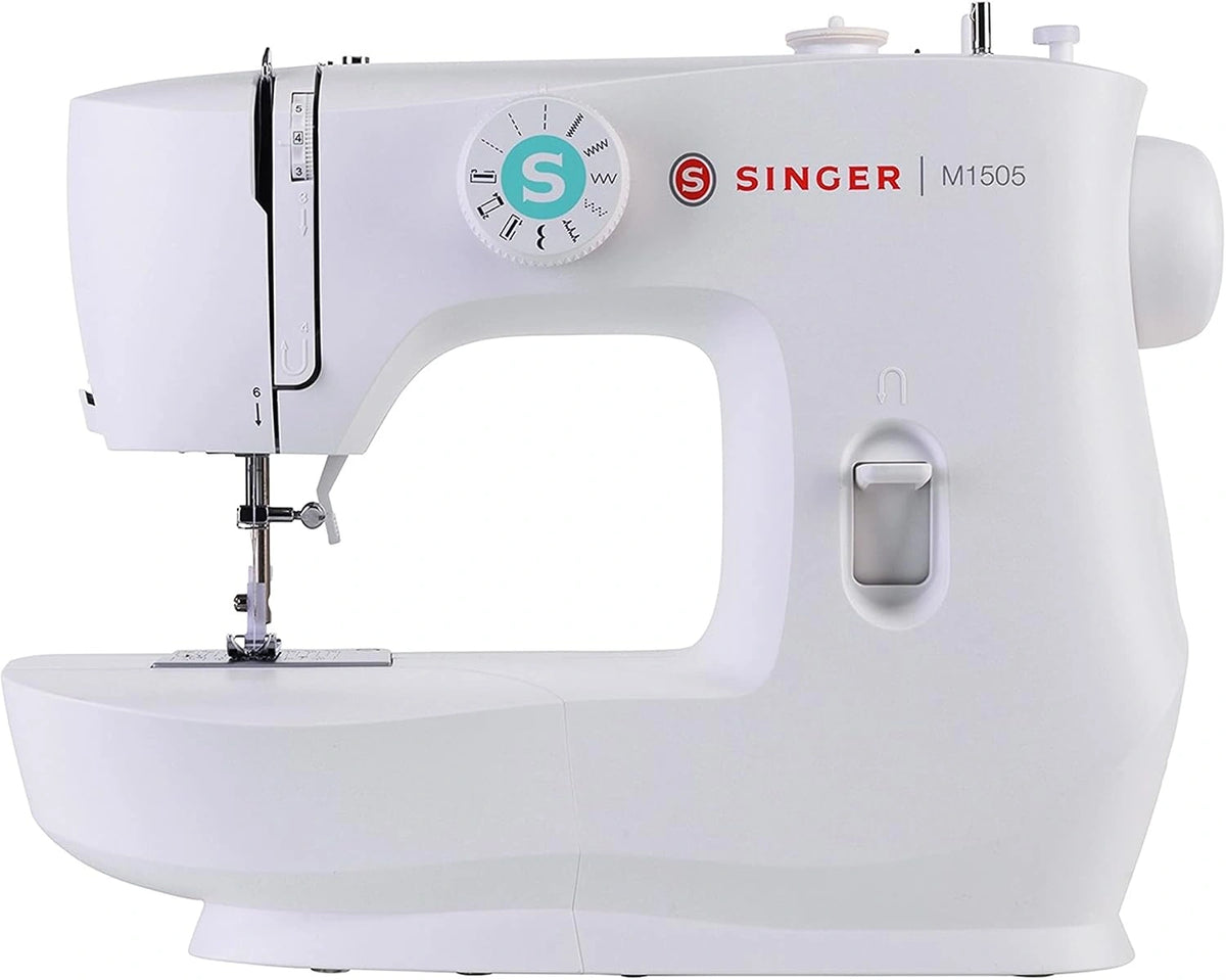 SINGER M1505 naaimachine, zilver/wit