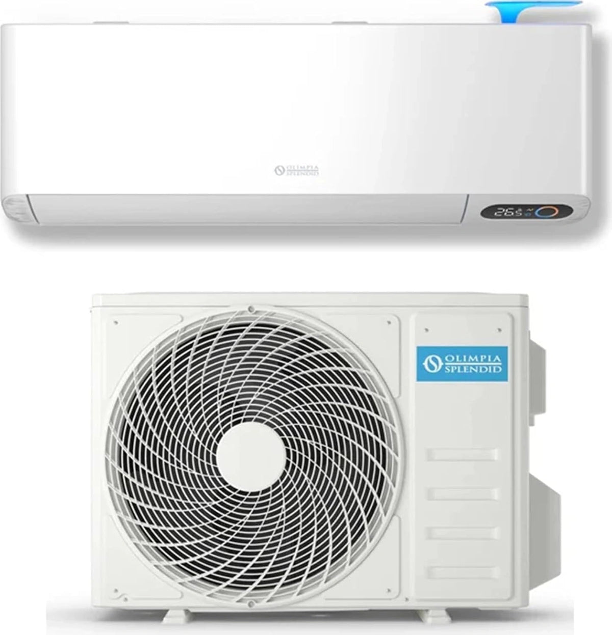 Olimpia Splendid Alysea E-airco, 9000 BTU, monosplit inverter, energieklasse A+++/A++, wit