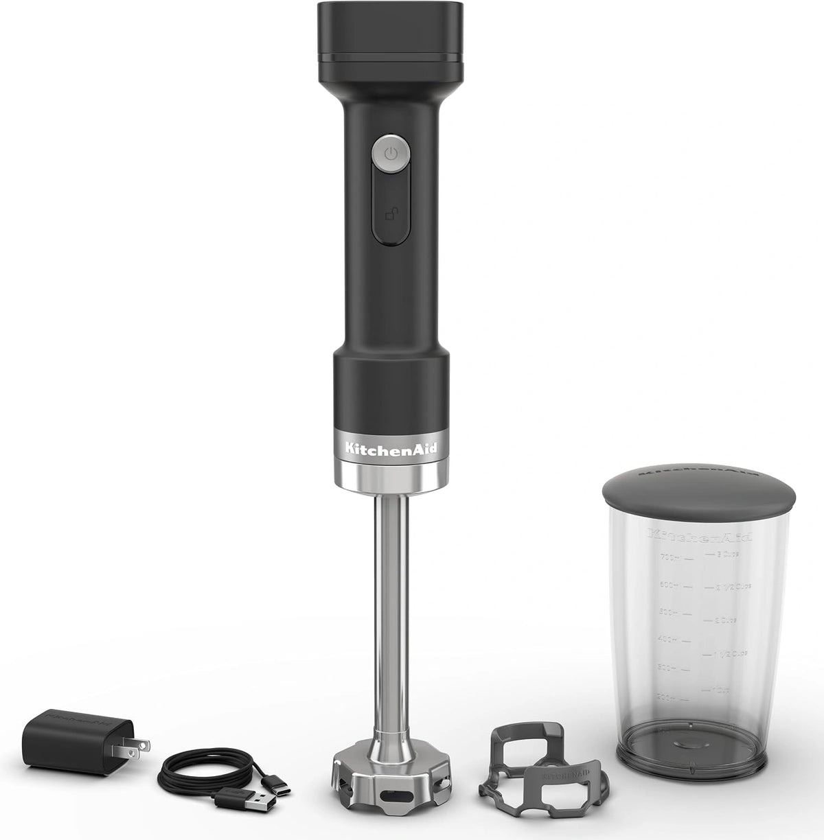 DRAADLOZE STAAFMIXER MET BATTERIJ, KITCHENAID GO, bruin