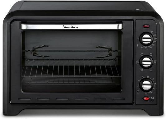 Moulinex Optimo OX485810 elektrische oven, capaciteit van 39 liter, 220-240V, 50-60Hz, 2000W, zwart