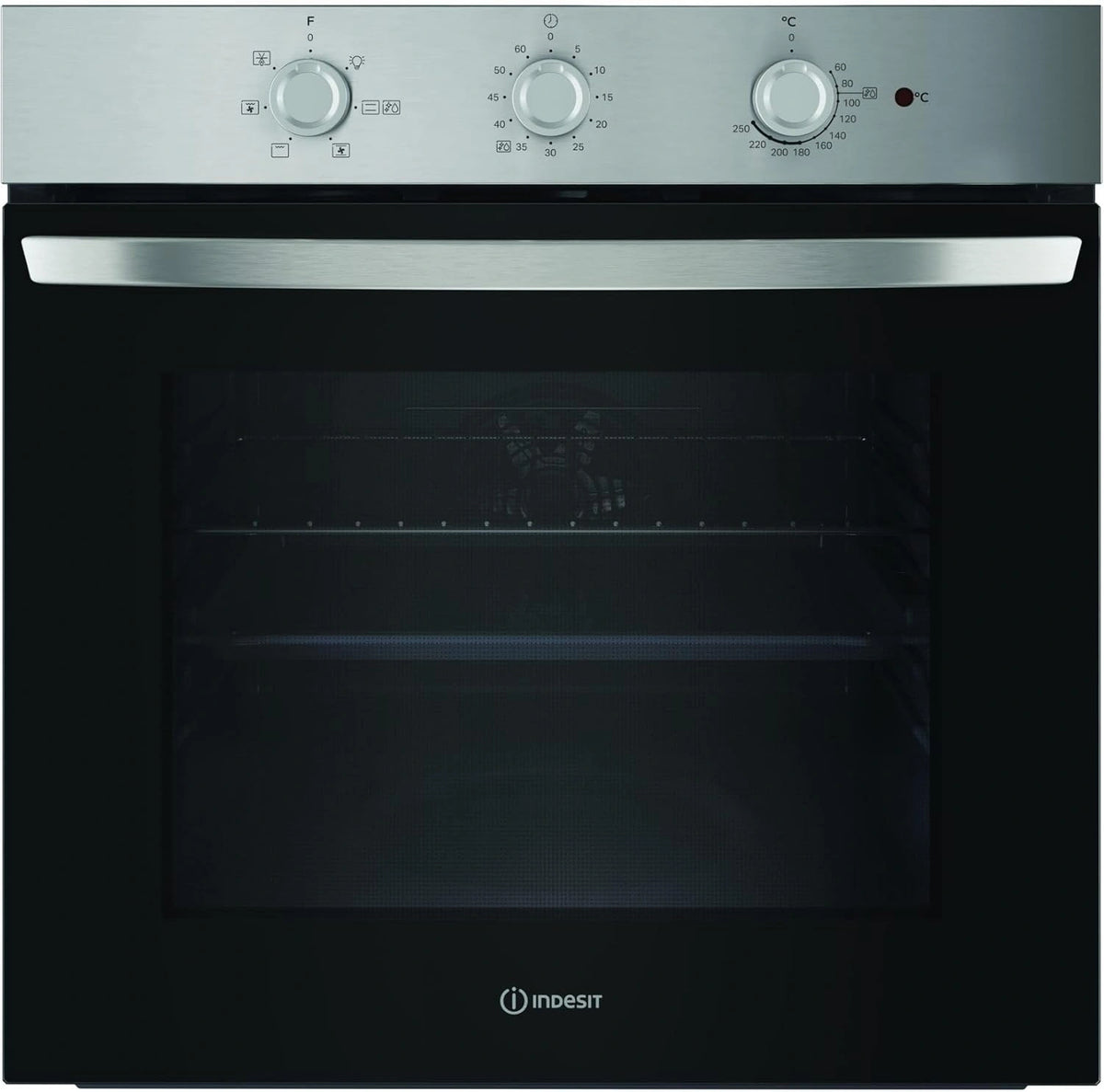Indesit Inbouwoven IO 2350H X, zwart