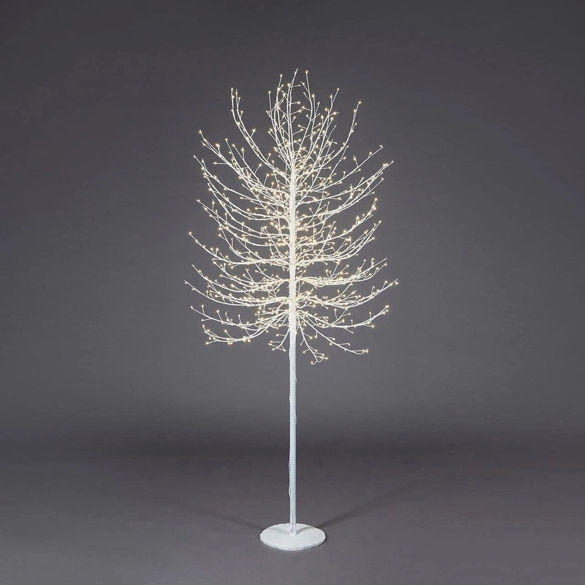 EDG Enzo De Gasperi verlichte kerstboom met 900 leds, wit, 180 cm, metaal